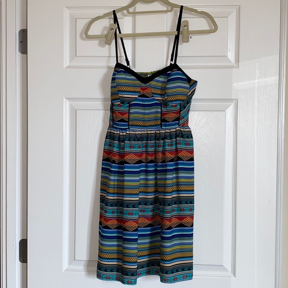 Printed Strappy Dress